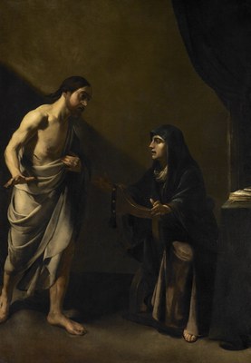 Risen Christ appears to his mother