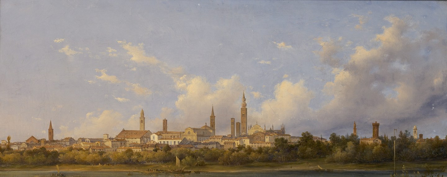 Cremona’s view from the river Po