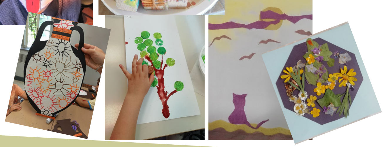 alcuni lavori fatti da bambini