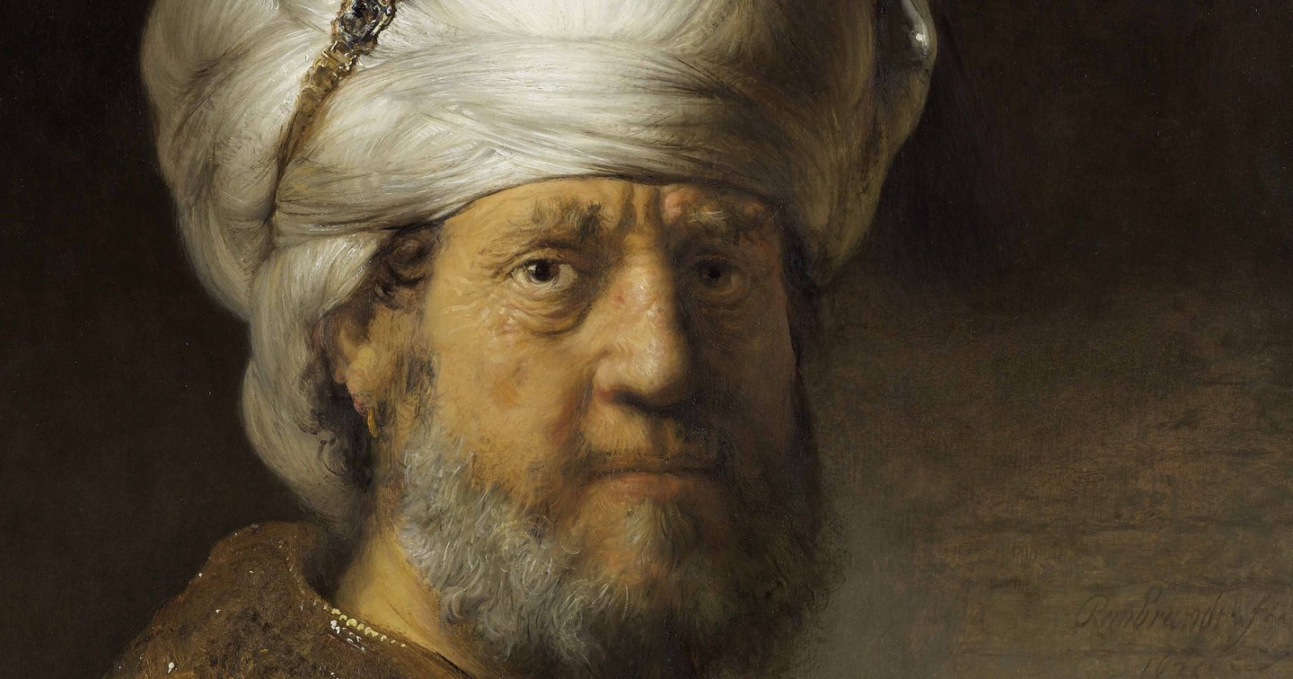 Ritratto di Uomo in costume orientale" di Rembrandt