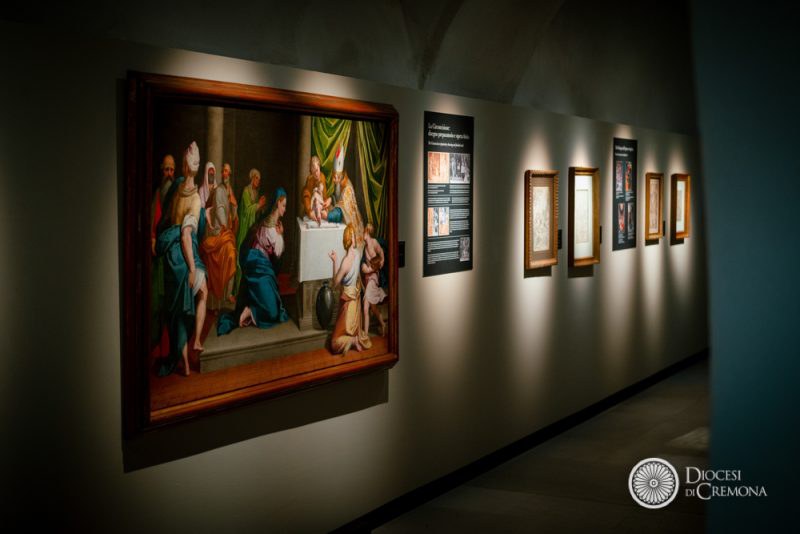 galleria con dipinti del malosso