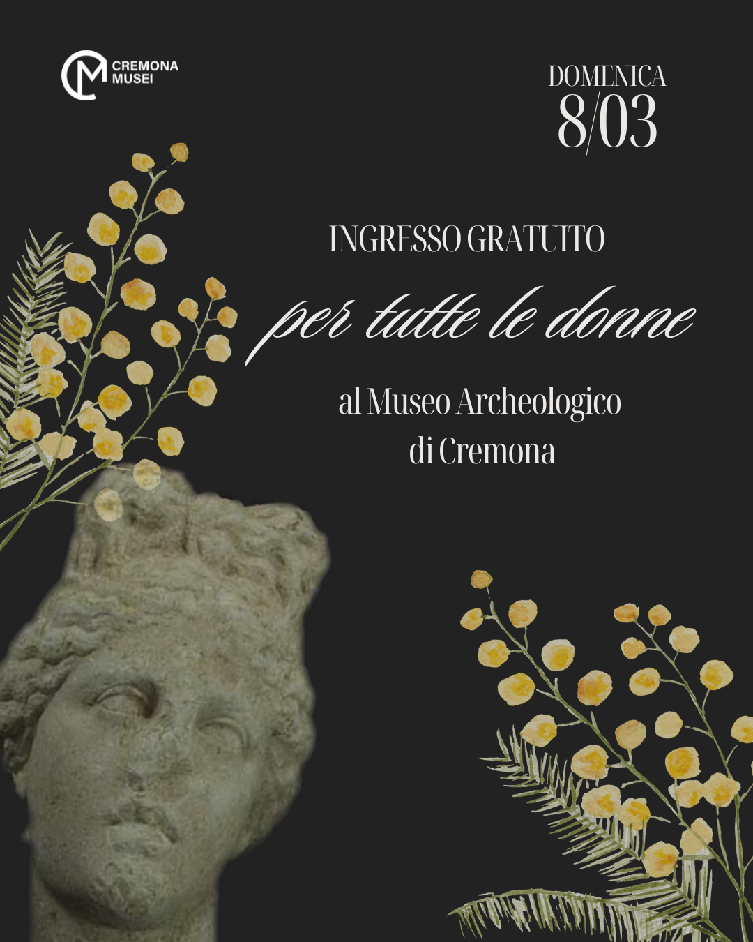 ingresso gratuito a tutte le donne