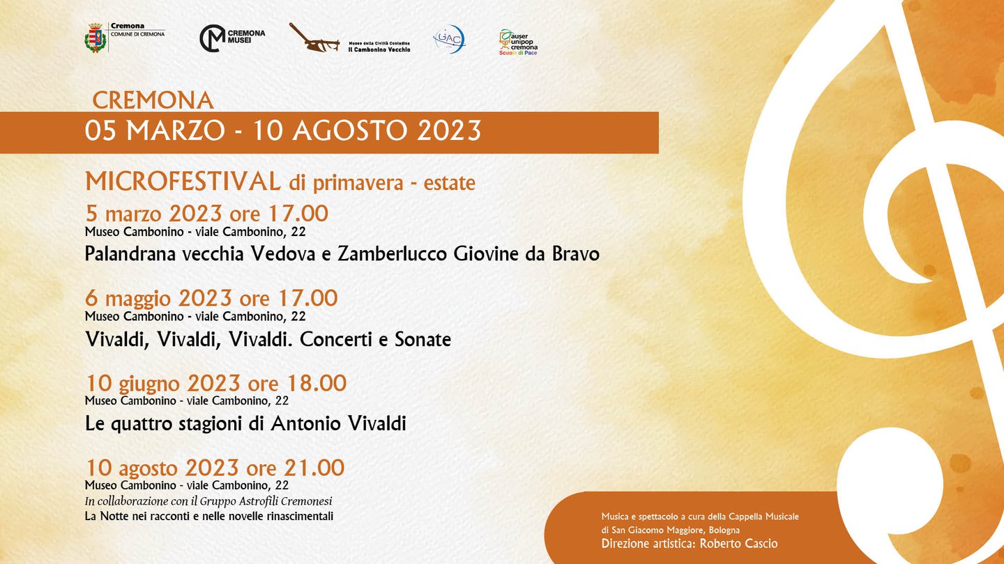 Microfestival di musica antica e teatro